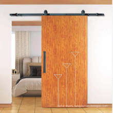 Quiet Morden Hardware Sliding Solid Wood Barn Door